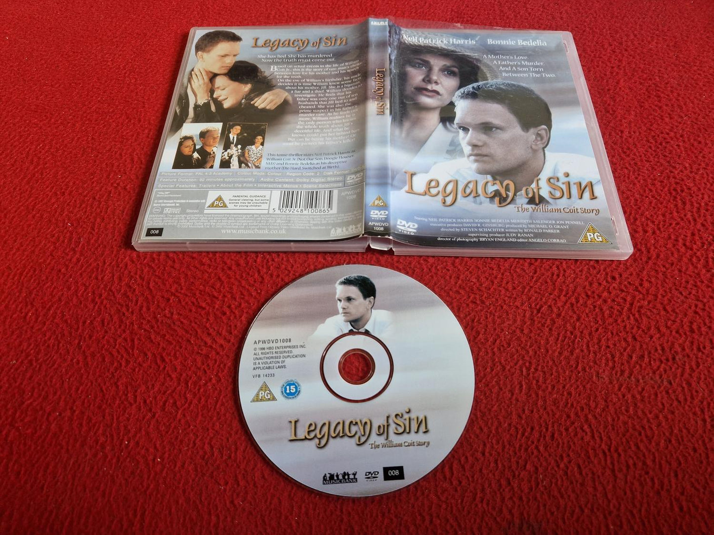 LEGACY OF SIN DVD