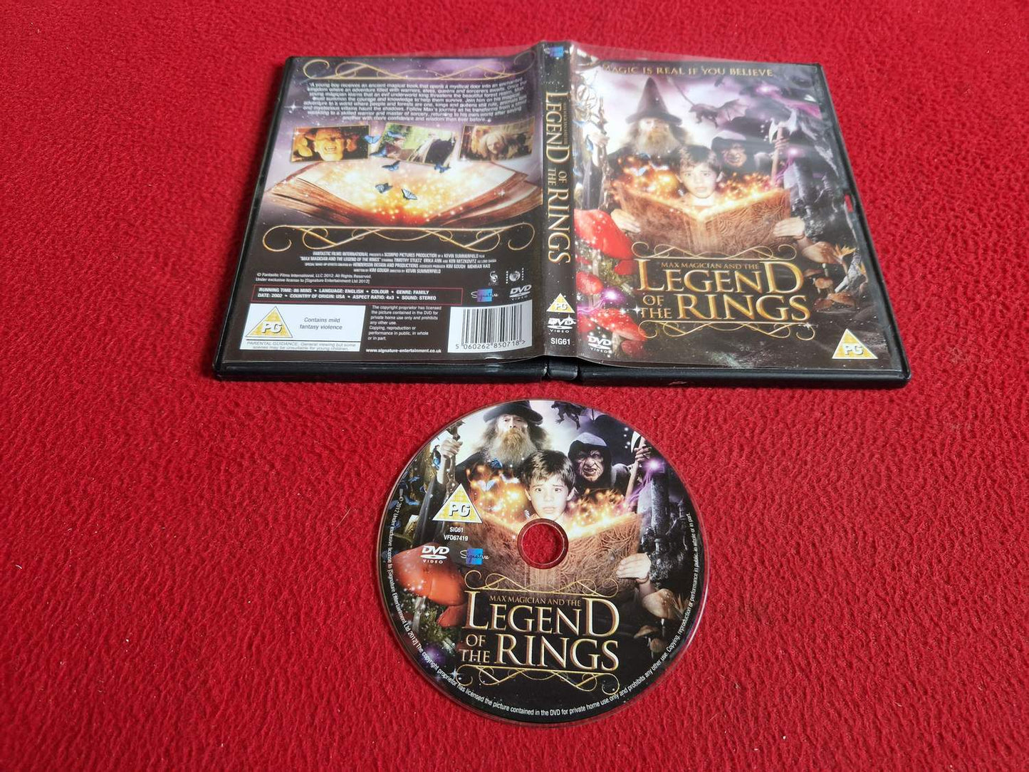 LEGEND OF THE RINGS DVD