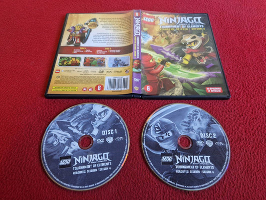 LEGO NINJAGO TOURNAMENT OF ELEMENTS REBOOTIED SEASON 4 DVD