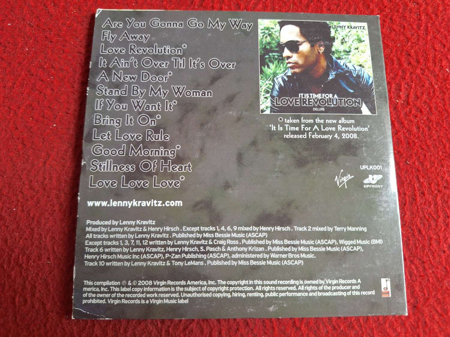 LENNY KRAVITZ [ THE MAIL ON SUNDAY ] CD