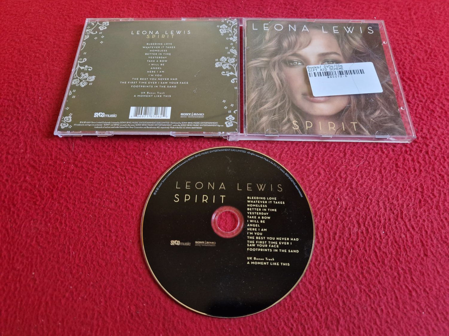 LEONA LEWIS SPIRIT CD