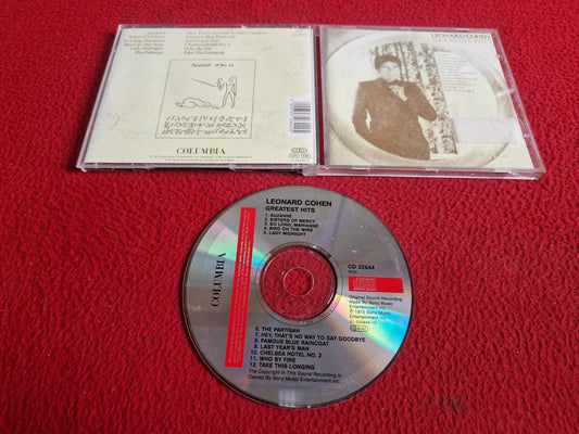 LEONARD COHEN GREATEST HITS CD