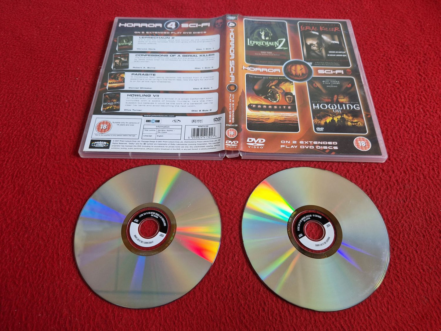 LEPRECHAUN Z / SERIAL KILLER / PARASITE / HOWLING VII DVD