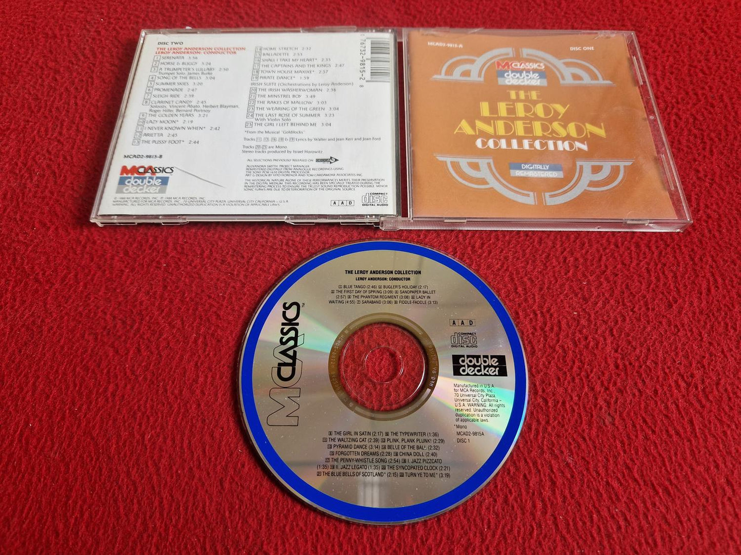 LEROY ANDERSON CONDUCTOR - THE LEROY ANDERSON COLLECTION CD