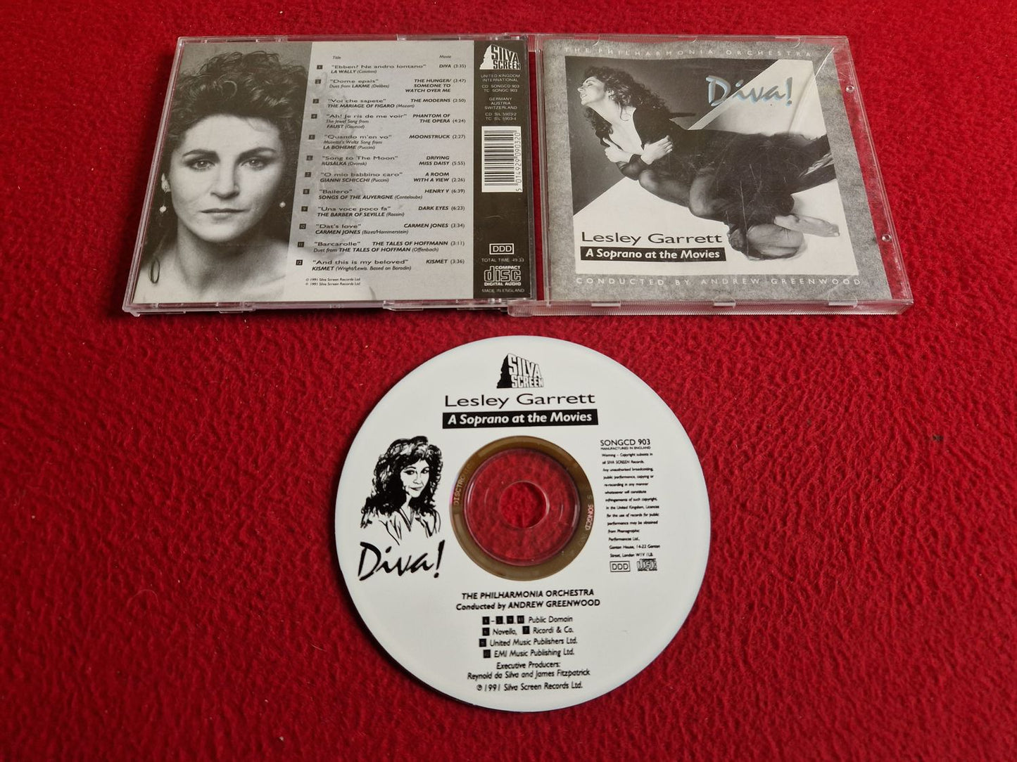 LESLEY GARRETT DIVA A SOPRANO AT THE MOVIES CD