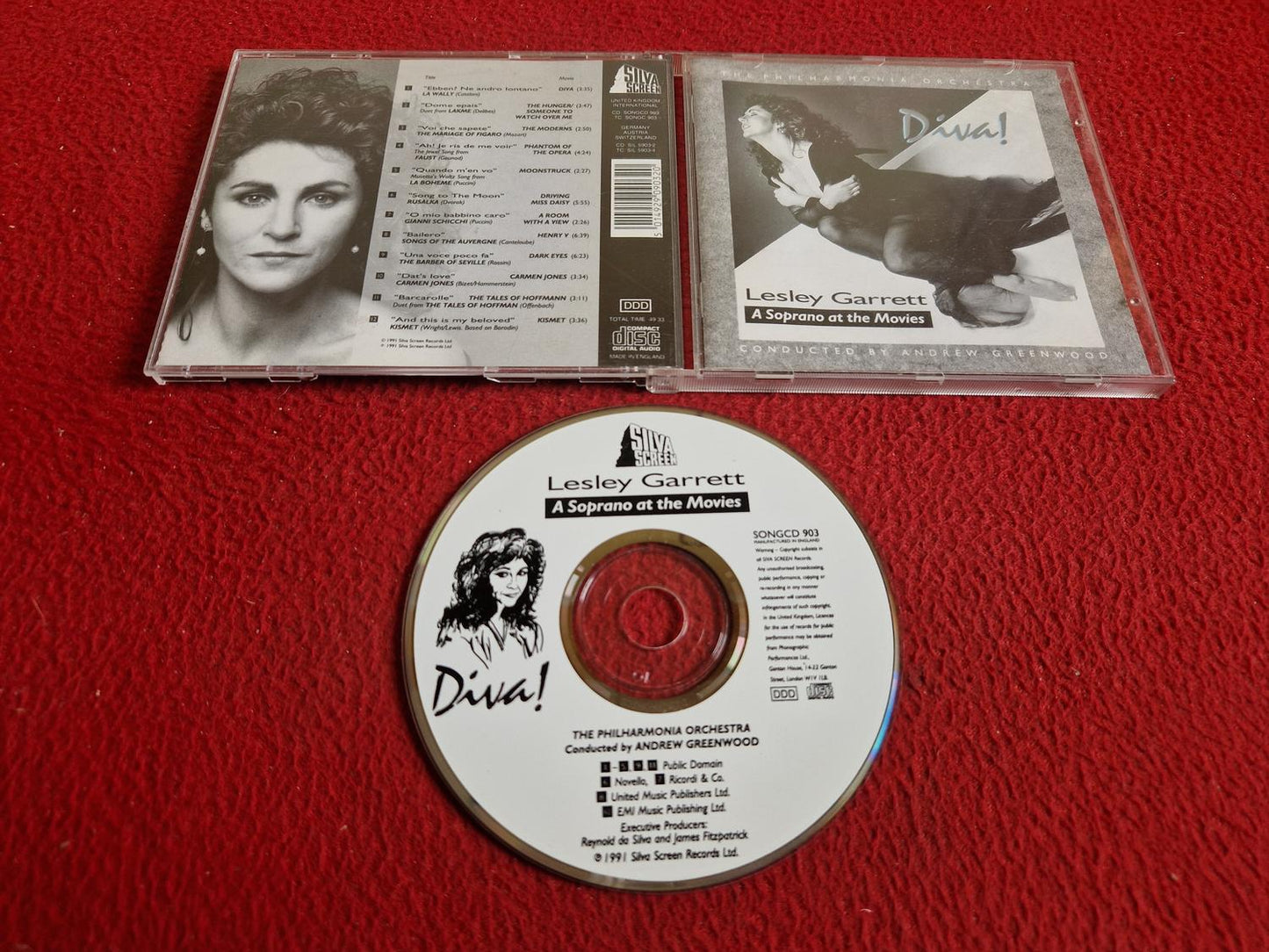 LESLEY GARRETT DIVA! A SOPRANO AT THE MOVIES CD