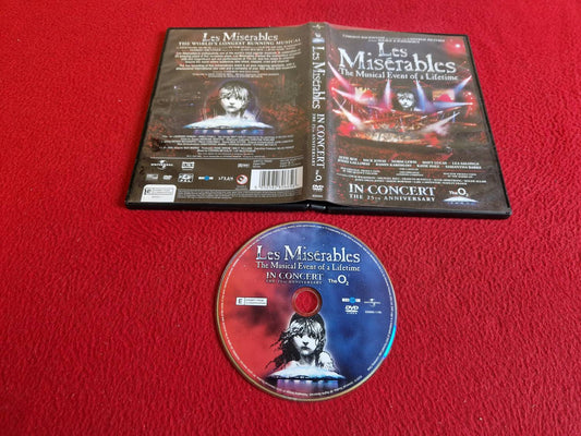 LES MISERABLES THE MUSICAL EVENT OF A LIFETIME IN CONCERT 25TH ANNIVERSARY DVD