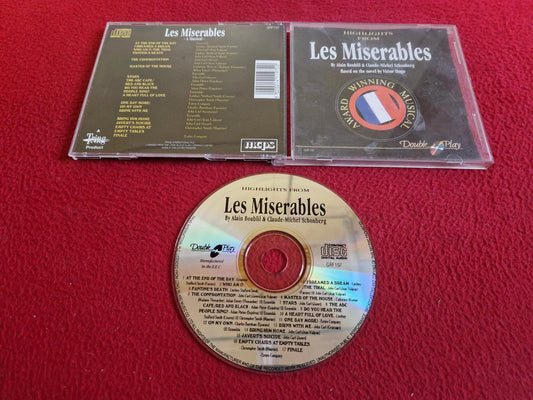 LES MISÉRABLES BY ALAIN BOUBLIL AND CLAUDE MICHEL SCHÖNBERG CD