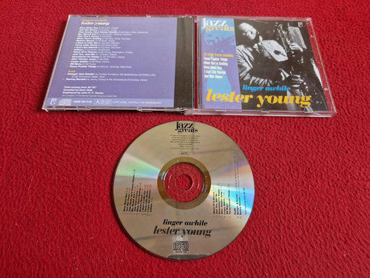 LESTER YOUNG LINGER AWHILE [ JAZZ GREATS ] CD