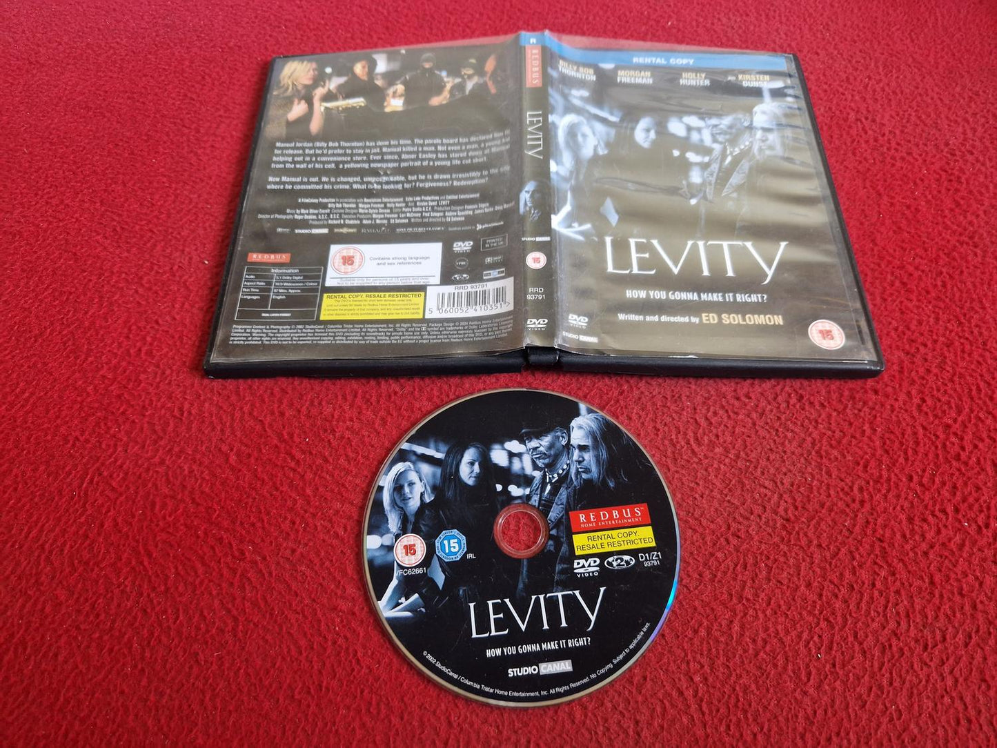LEVITY DVD