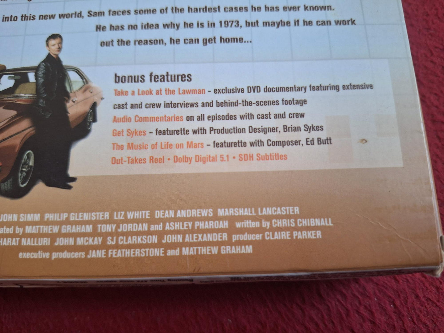 LIFE ON MARS SERIES 1 BOX DVD
