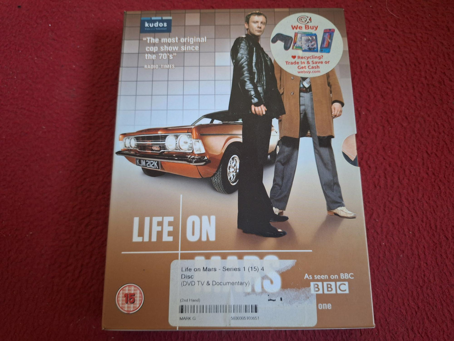 LIFE ON MARS SERIES 1 [ ENGELSK TEXT ] BOX DVD
