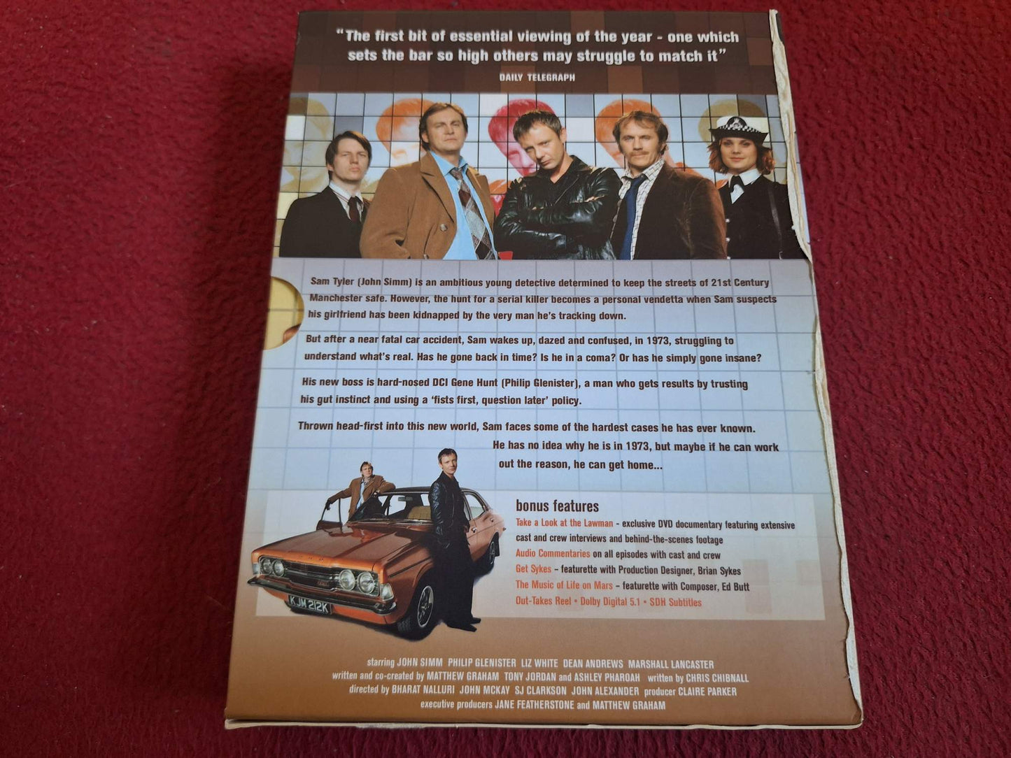 LIFE ON MARS SERIES 1 [ ENGELSK TEXT ] BOX DVD