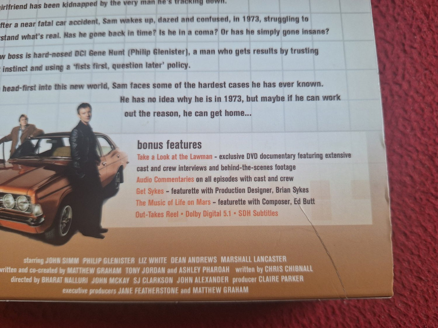 LIFE ON MARS SERIES 1 [ ENGELSK TEXT ] BOX DVD