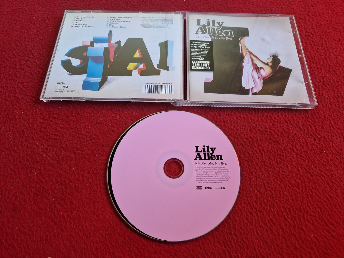 LILY ALLEN IT'S NOT ME IT'S YOU CD