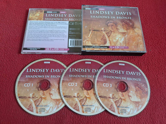 LINDSEY DAVIS SHADOWS IN BRONZE FULL-CAST DRAMATISATION BBC RADIO CRIME CD BOX