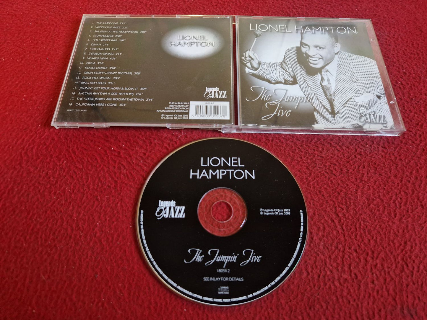LIONEL HAMPTON THE JUMPIN' JIVE CD