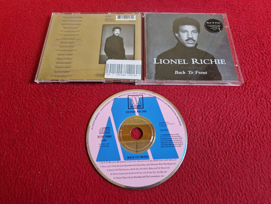 LIONEL RICHIE BACK TO FRONT CD