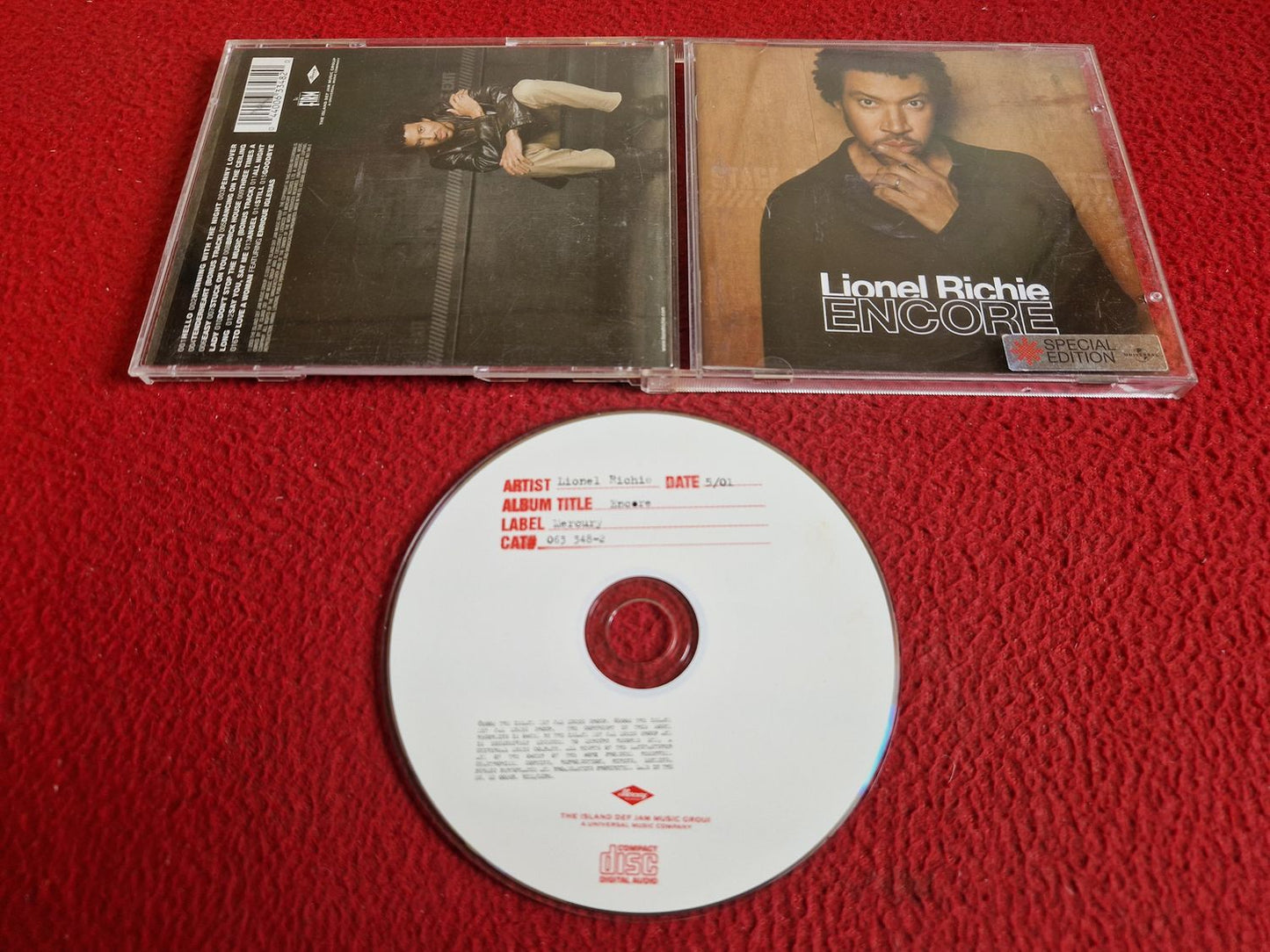 LIONEL RICHIE ENCORE CD