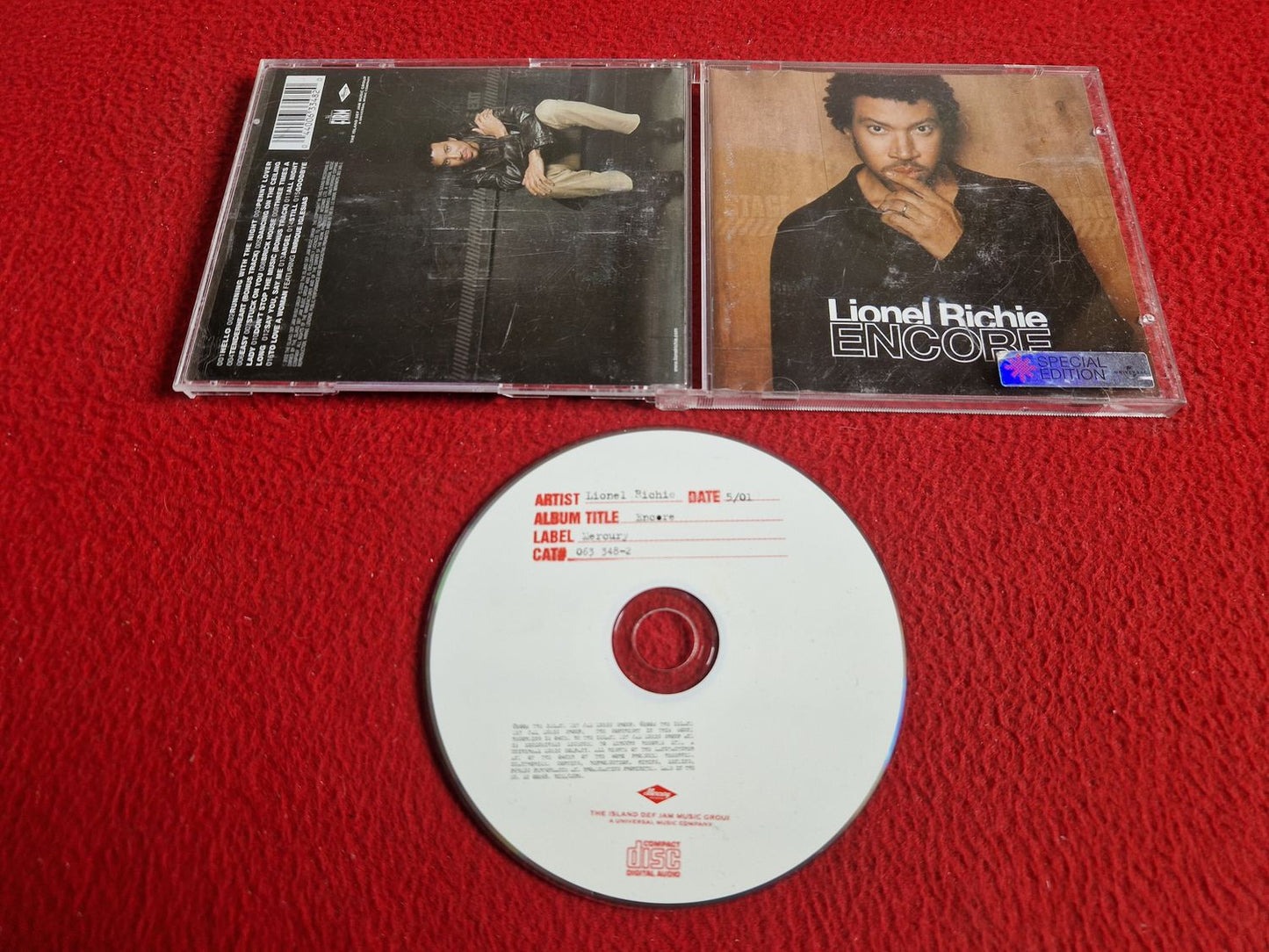 LIONEL RICHIE ENCORE CD