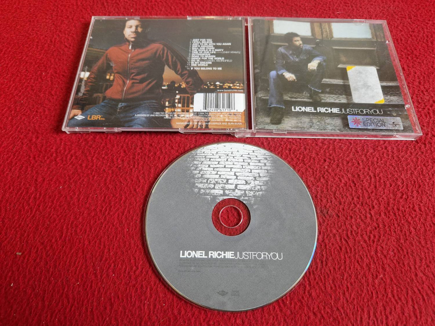 LIONEL RICHIE JUST FOR YOU CD