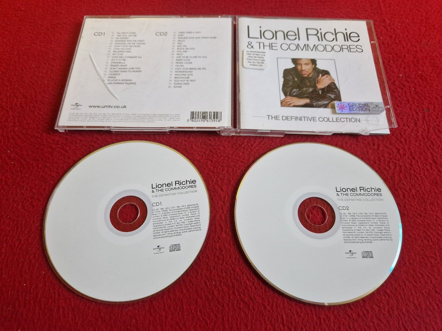 LIONEL RICHIE & THE COMMODORES CD