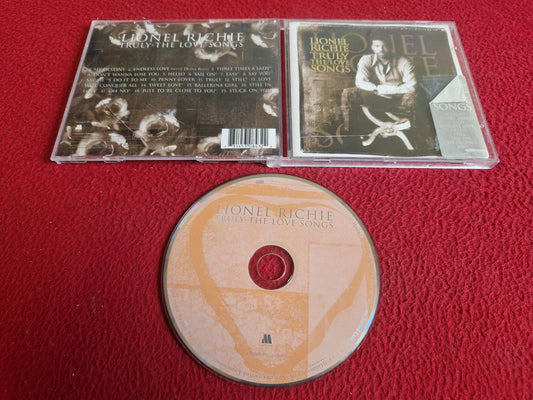 LIONEL RICHIE TRULY - THE LOVE SONGS CD