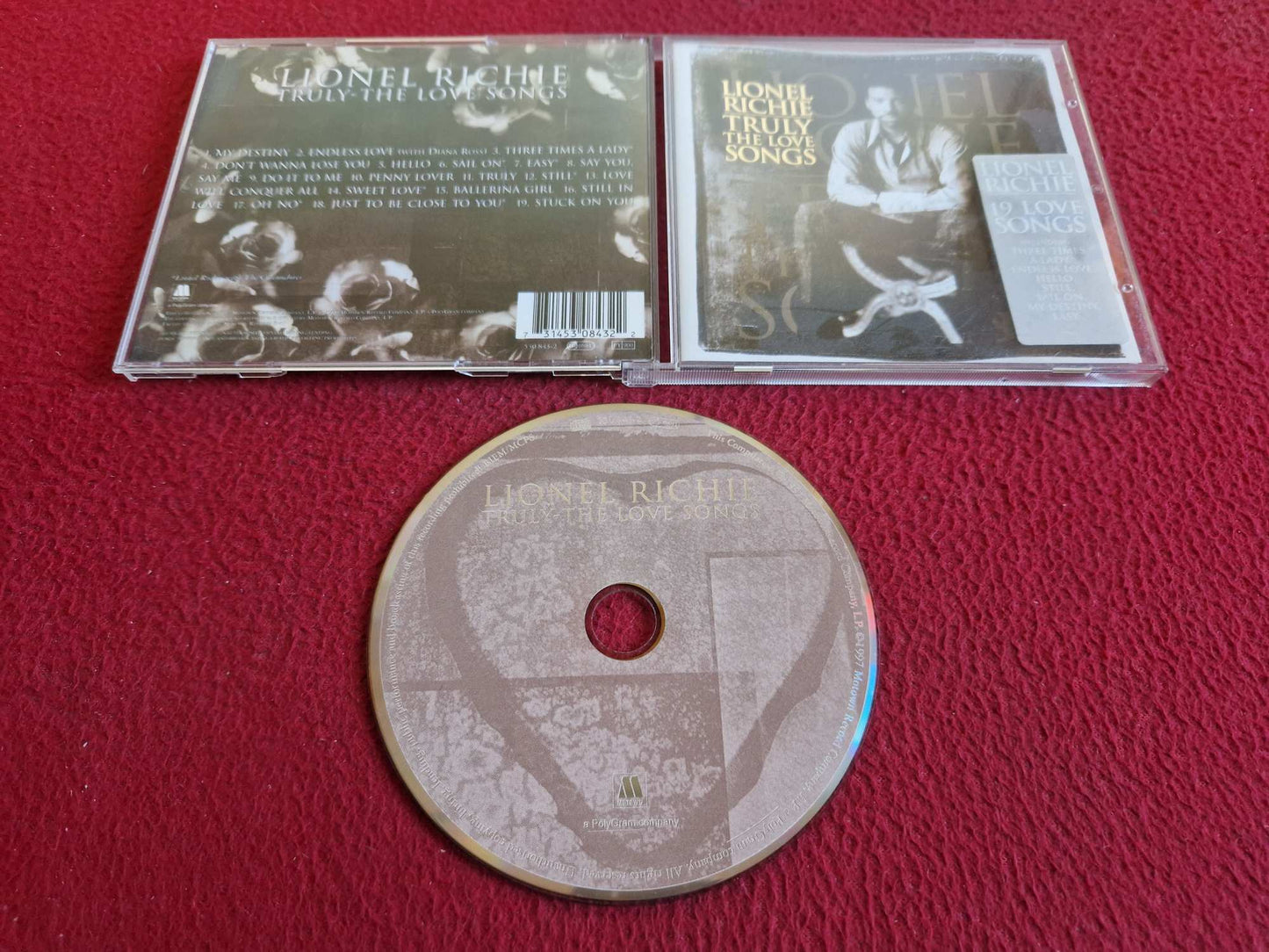 LIONEL RICHIE TRULY THE LOVE SONGS CD