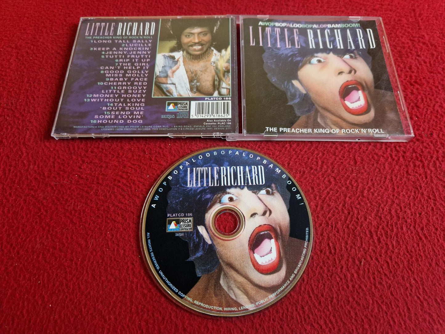 LITTLE RICHARD THE PREACHER KING OF ROCK'N'ROLL CD