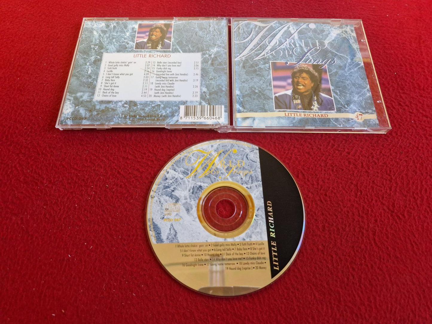 LITTLE RICHARD WORLD POP SONGS CD