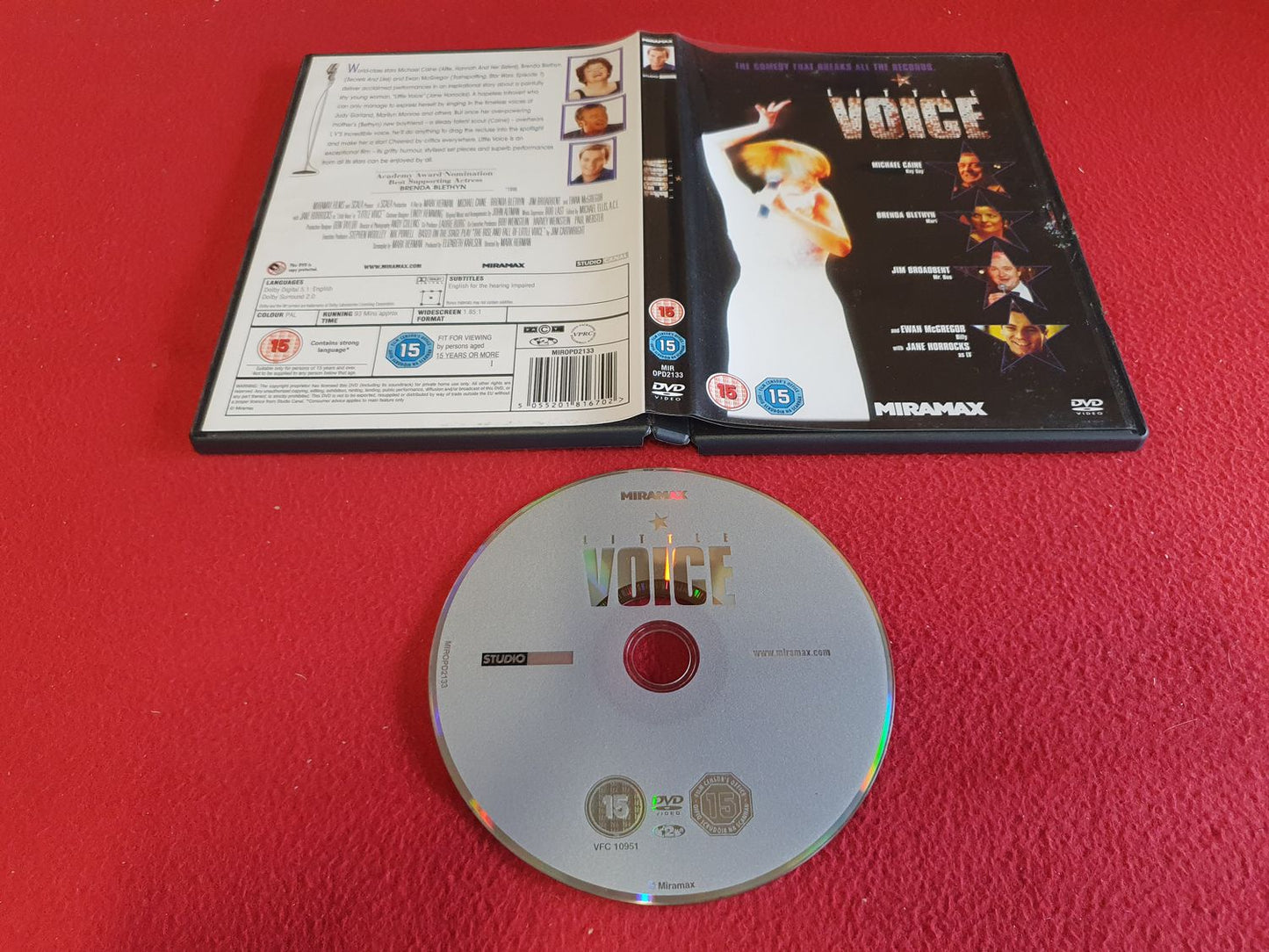 LITTLE VOICE till DVD