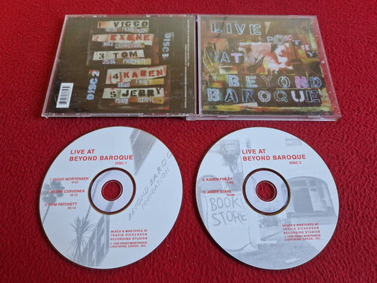 LIVE AT BEYOND BAROQUE - READINGS BY VIGGO MORTENSEN / EXENE CERVENKA mfl CD