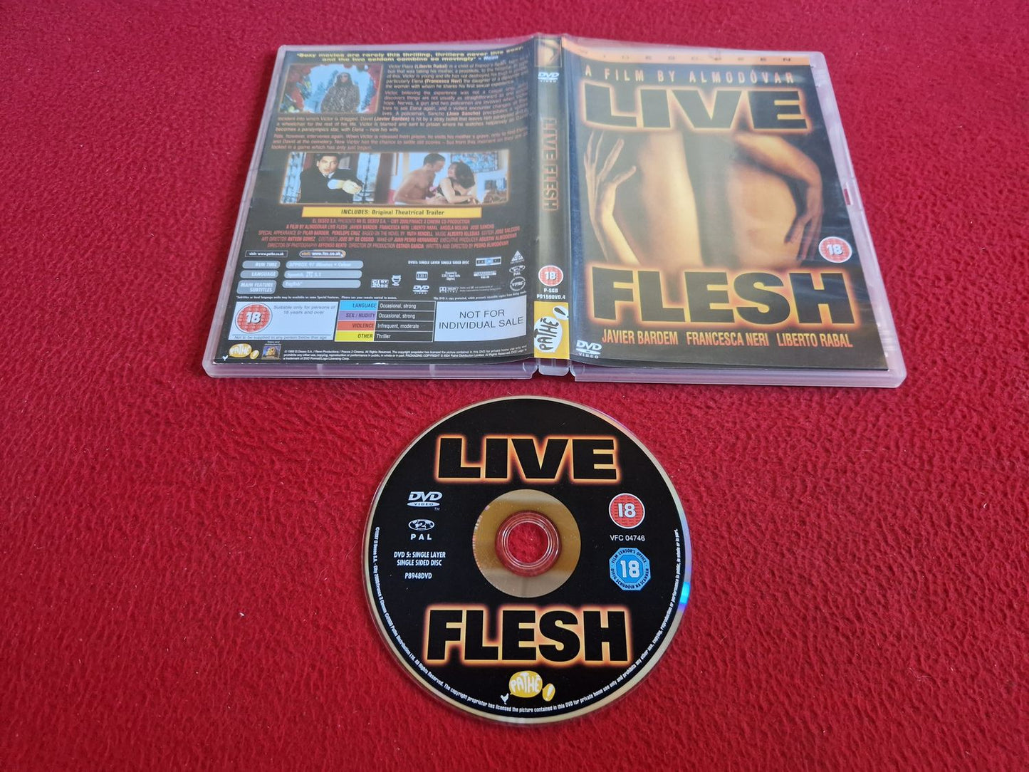 LIVE FLESH [ SPANSKT TAL / ENGELSK TEXT ] DVD