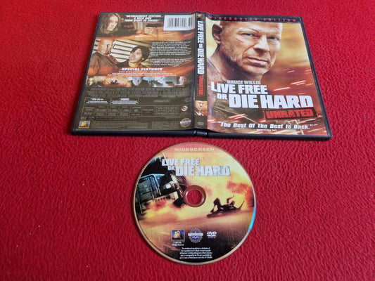 LIVE FREE OR DIE HARD UNRATED DVD
