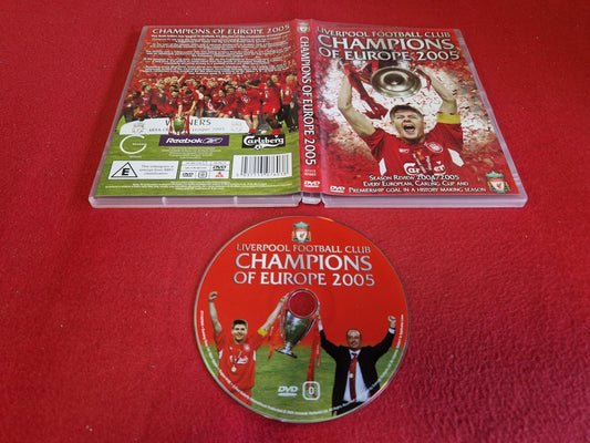LIVERPOOL FOOTBALL CLUB CHAMPIONS OF EUROPE 2005 till DVD