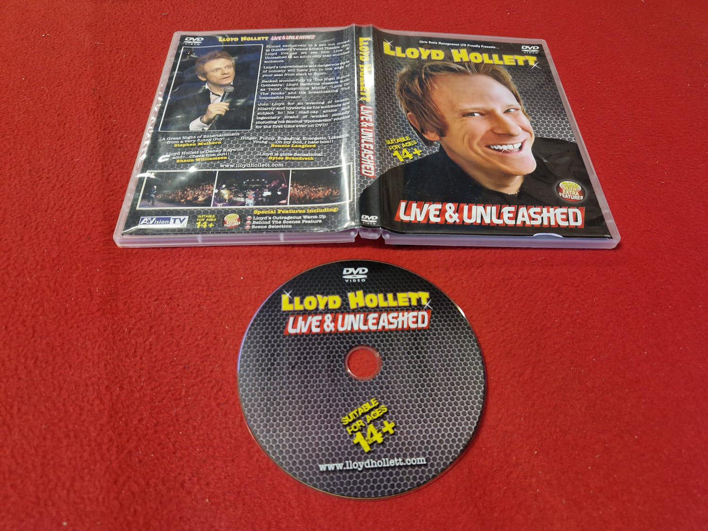 LLOYD HOLLETT LIVE & UNLEASHED till DVD