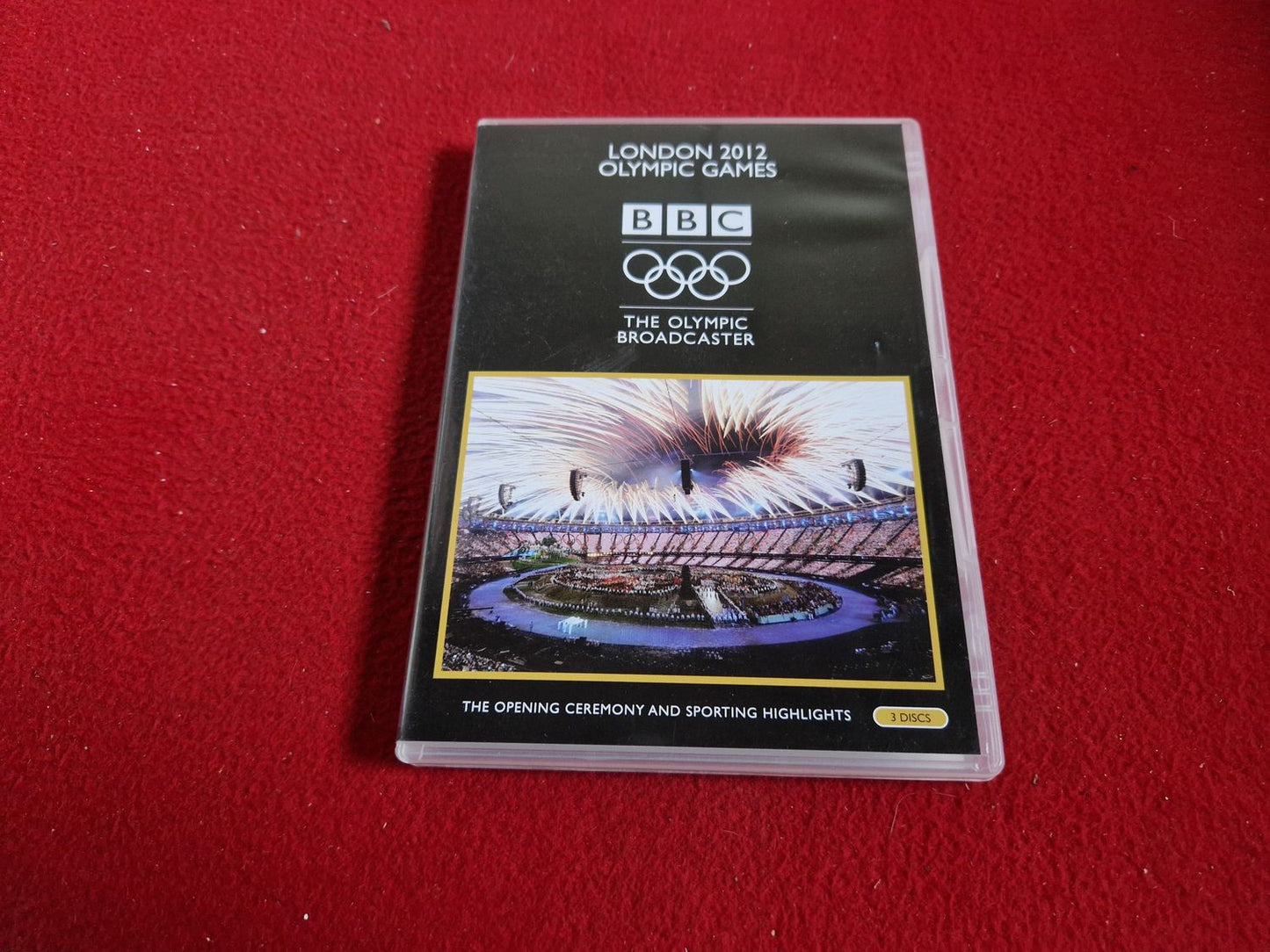 LONDON 2012 OLYMPIC GAMES - OPENING CEREMONY & SPORTING HIGHLIGHTS BOX till DVD