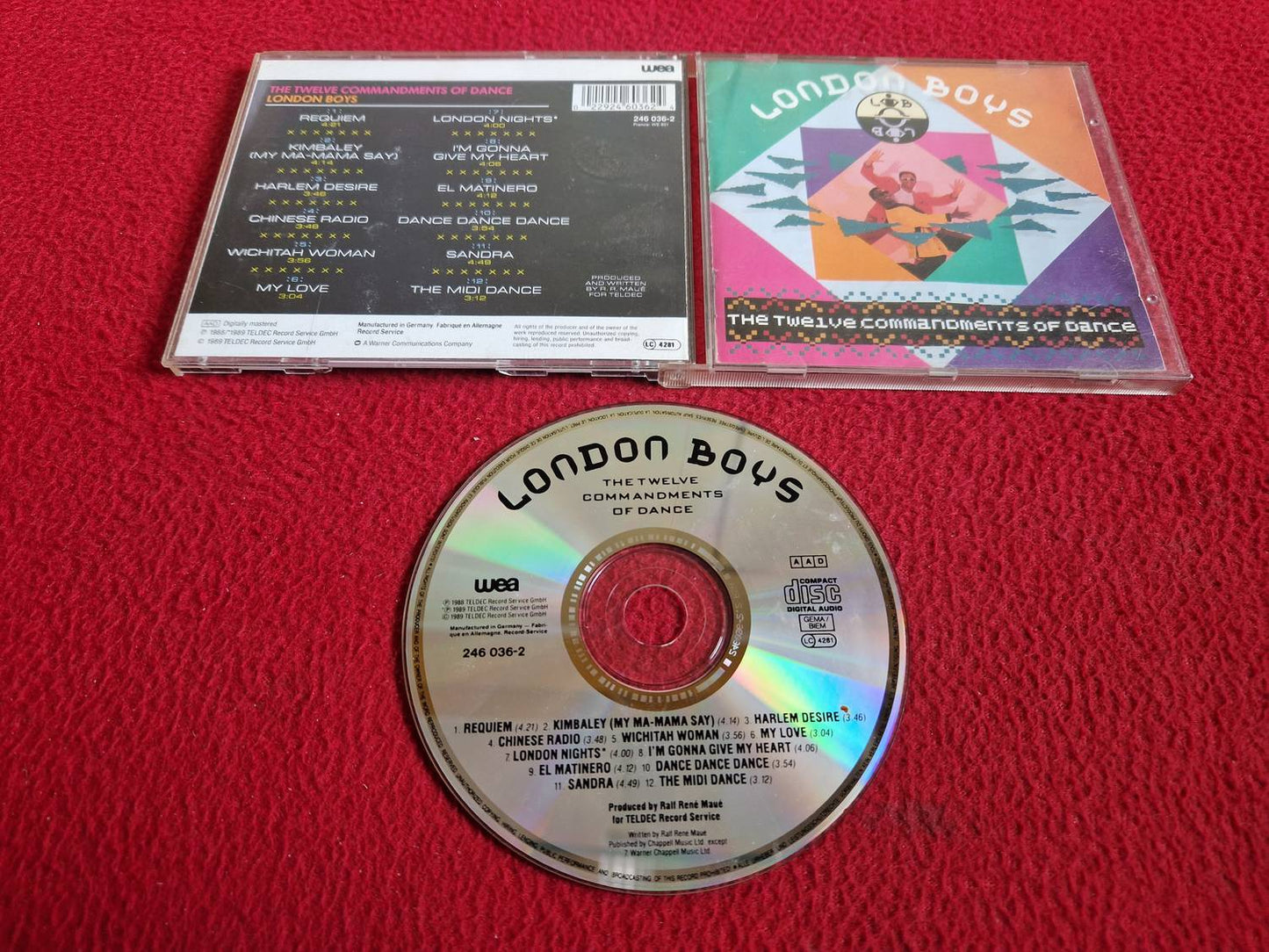 LONDON BOYS THE TWELVE COMMANDMENTS OF DANCE CD