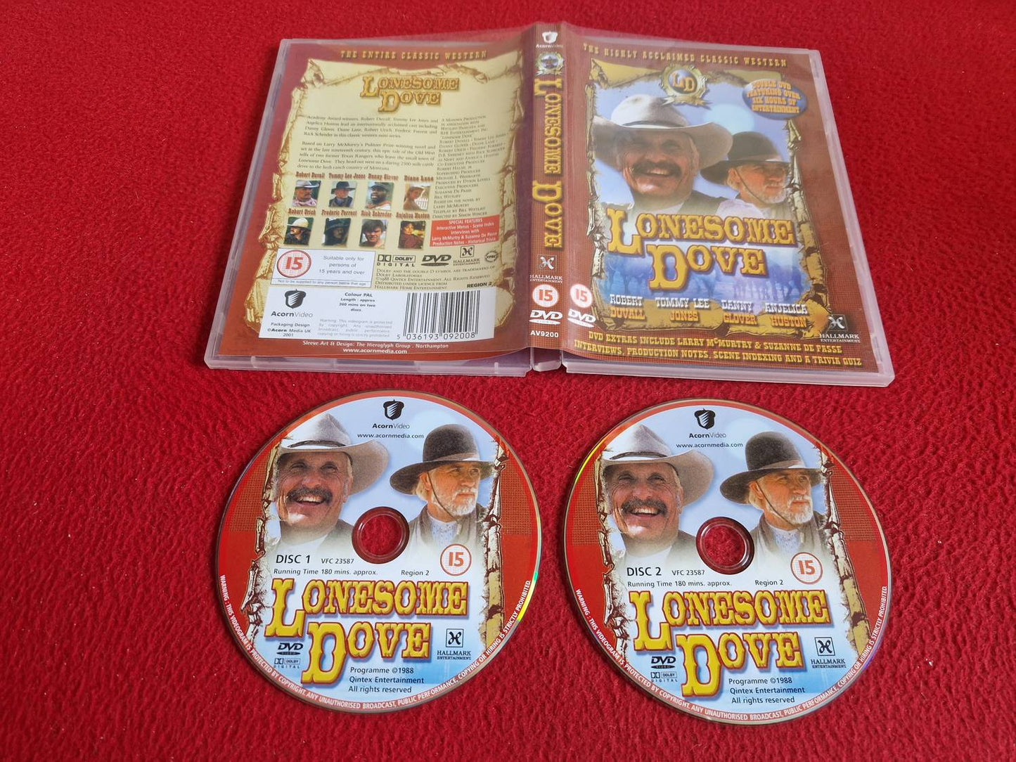 LONESOME DOVE DVD