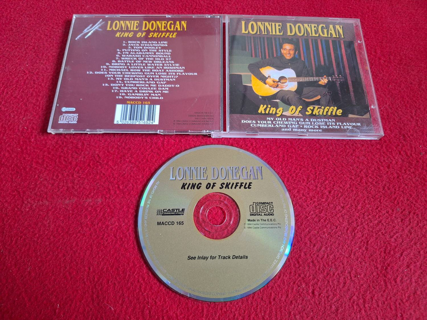 LONNIE DONEGAN KING OF SKIFFLE CD