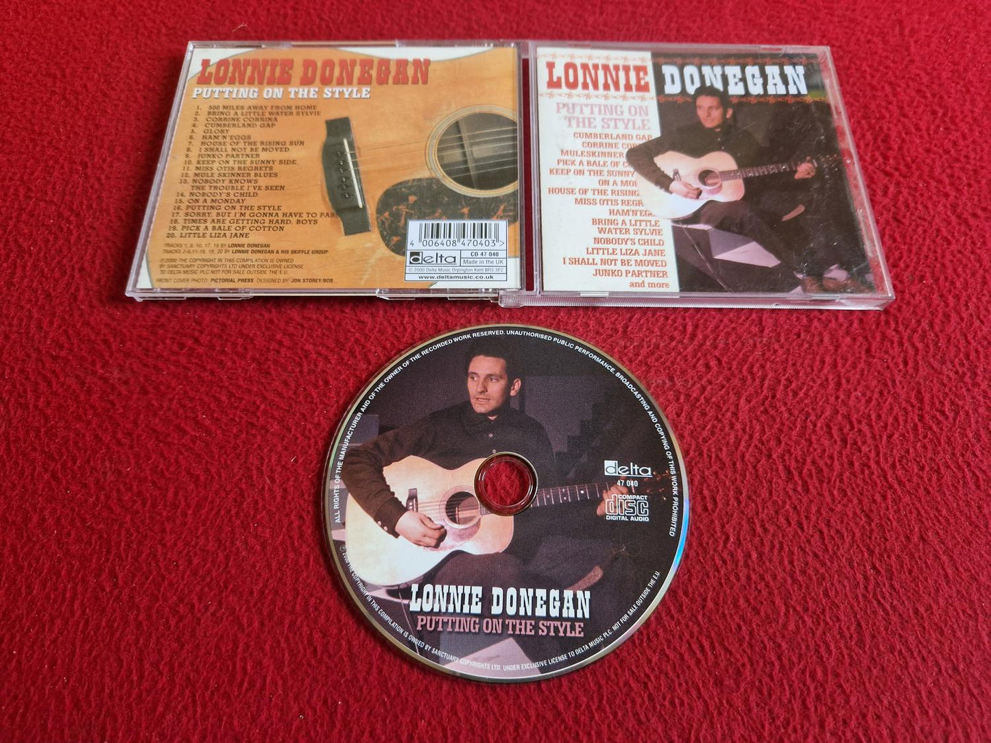 LONNIE DONEGAN PUTTING ON THE STYLE CD