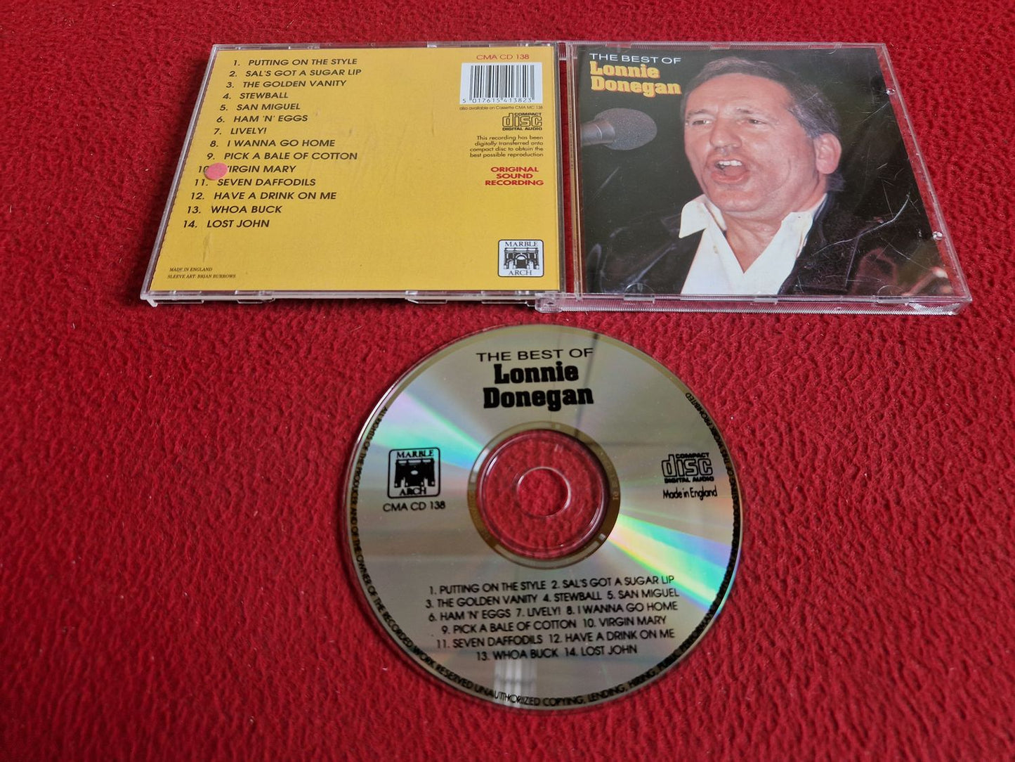 LONNIE DONEGAN THE BEST OF CD