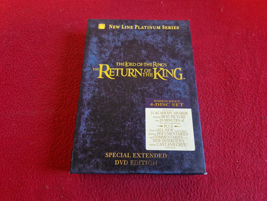 LORD OF THE RINGS RETURN OF THE KING PLATINUM SPEC EXTENDED [REGION 1] BOX DVD