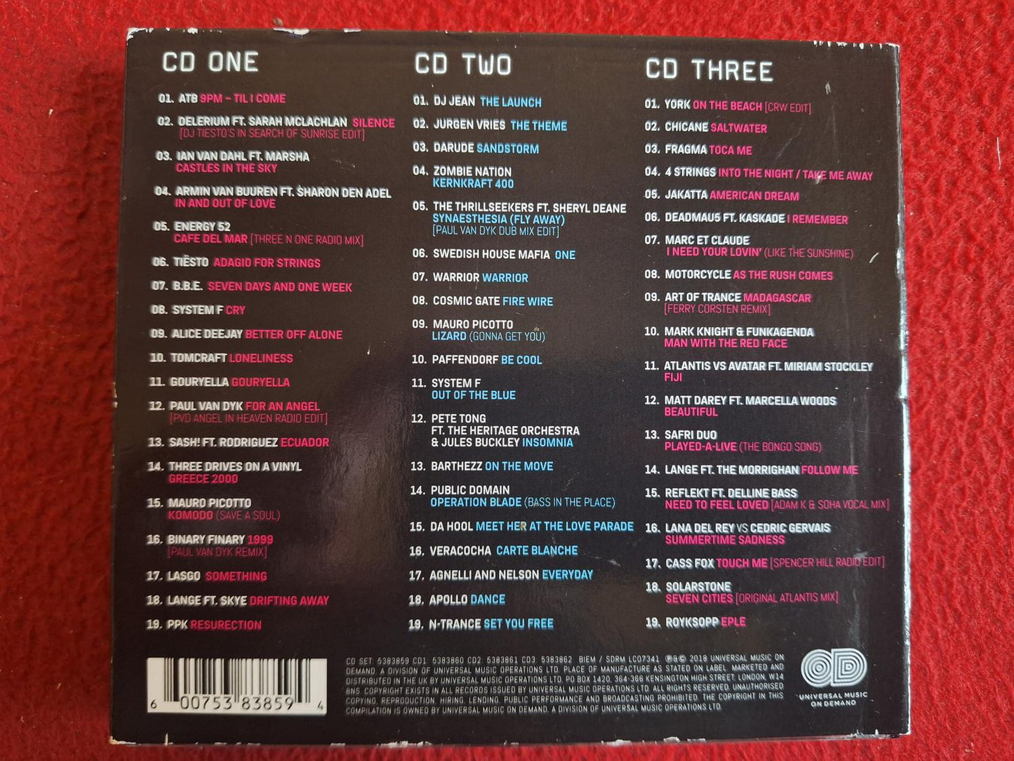 LOST IN TRANCE CD BOX