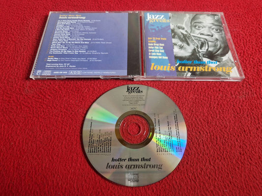 LOUIS ARMSTRONG HOTTER THAN THAT CD