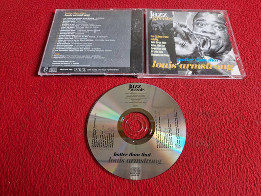 LOUIS ARMSTRONG HOTTER THAN THAT CD