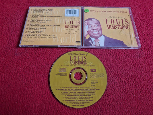 LOUIS ARMSTRONG WE HAVE ALL THE TIME IN THE WORLD THE PURE GENIUS OF CD