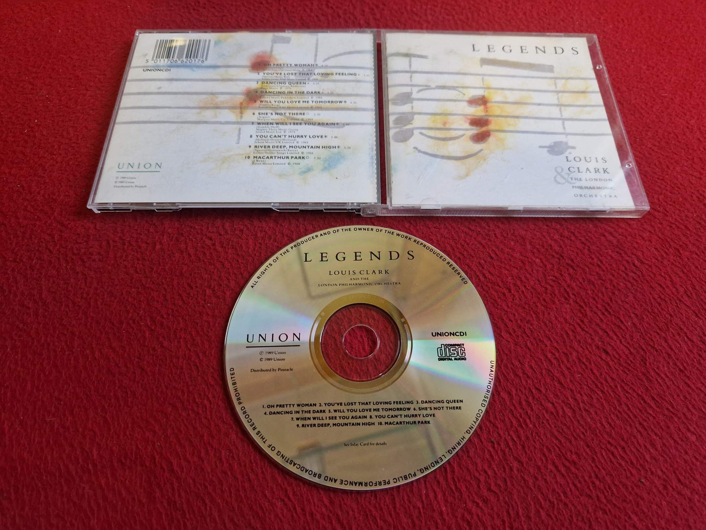 LOUIS CLARK AND THE LONDON PHILHARMONIC ORCHESTRA LEGENDS CD