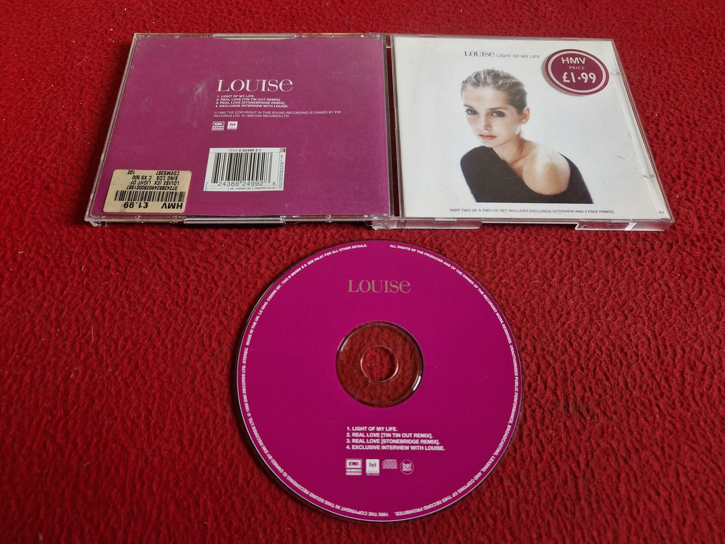 LOUISE LIGHT OF MY LIFE CD