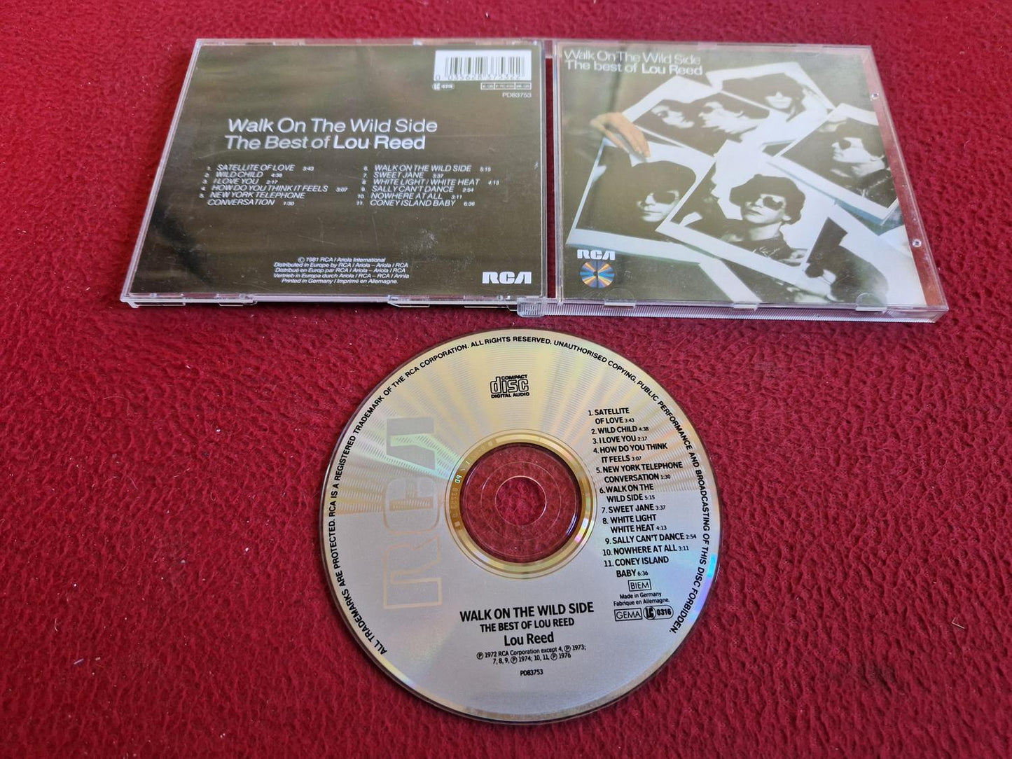LOU REED WALK ON THE WILD SIDE THE BEST OF CD